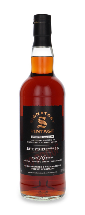 Speyside 16-letni 100 PROOF Edition # 7 Signatory Vintage /57,1% / 0,7l