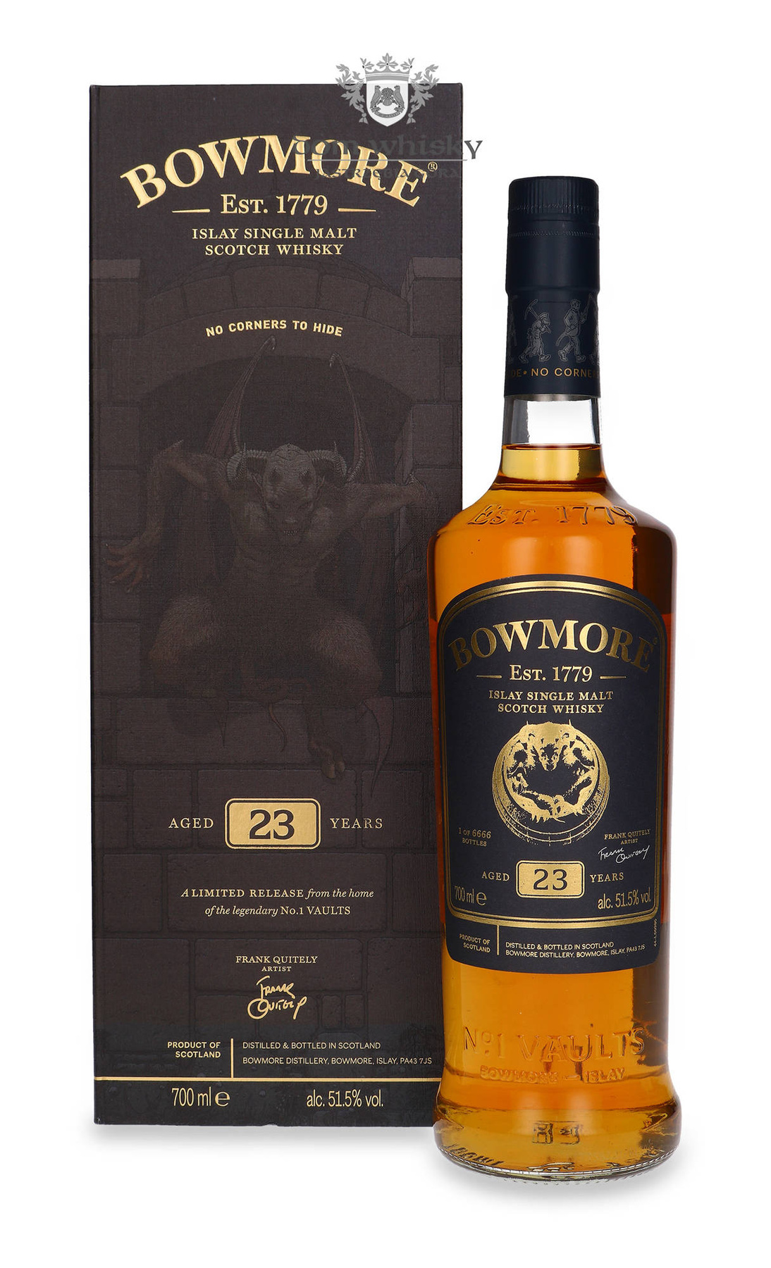 シングルモルトウイスキー　ボウモア23年　No Corners To Hide Bowmore No Corners to Hide 23-letni 51,5% Islay Whisky