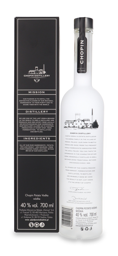 Chopin Potato Vodka / 40% / 0.7l