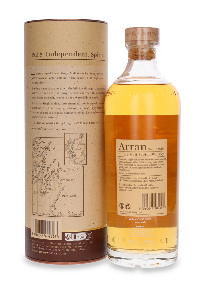 Arran Robert Burns Single Malt / 43% / 0,7l