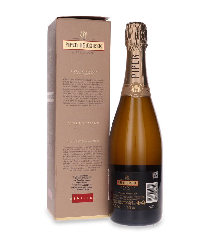 Szampan Piper-Heidsieck Cuvee Sublime / 12% / 0,75l