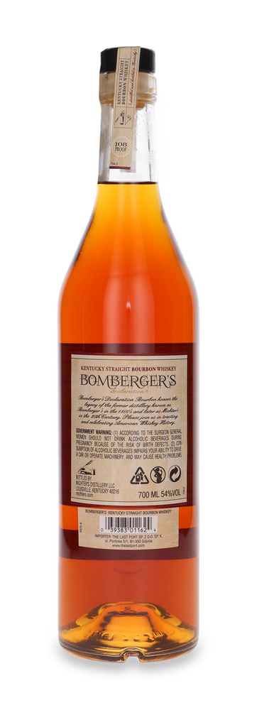 Bomberger's Declaration Kentucky Straight Bourbon Whiskey / 54%/ 0,7l	