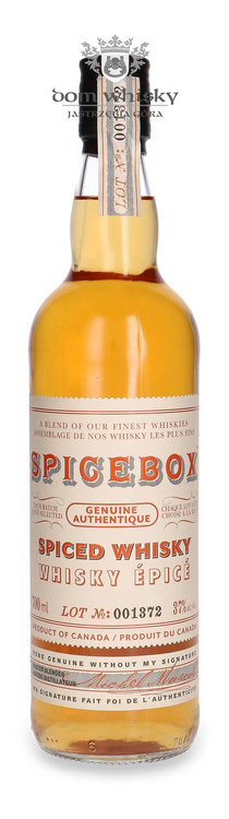 Spicebox, Spiced Canadian Whisky / 37%/ 0,7l		