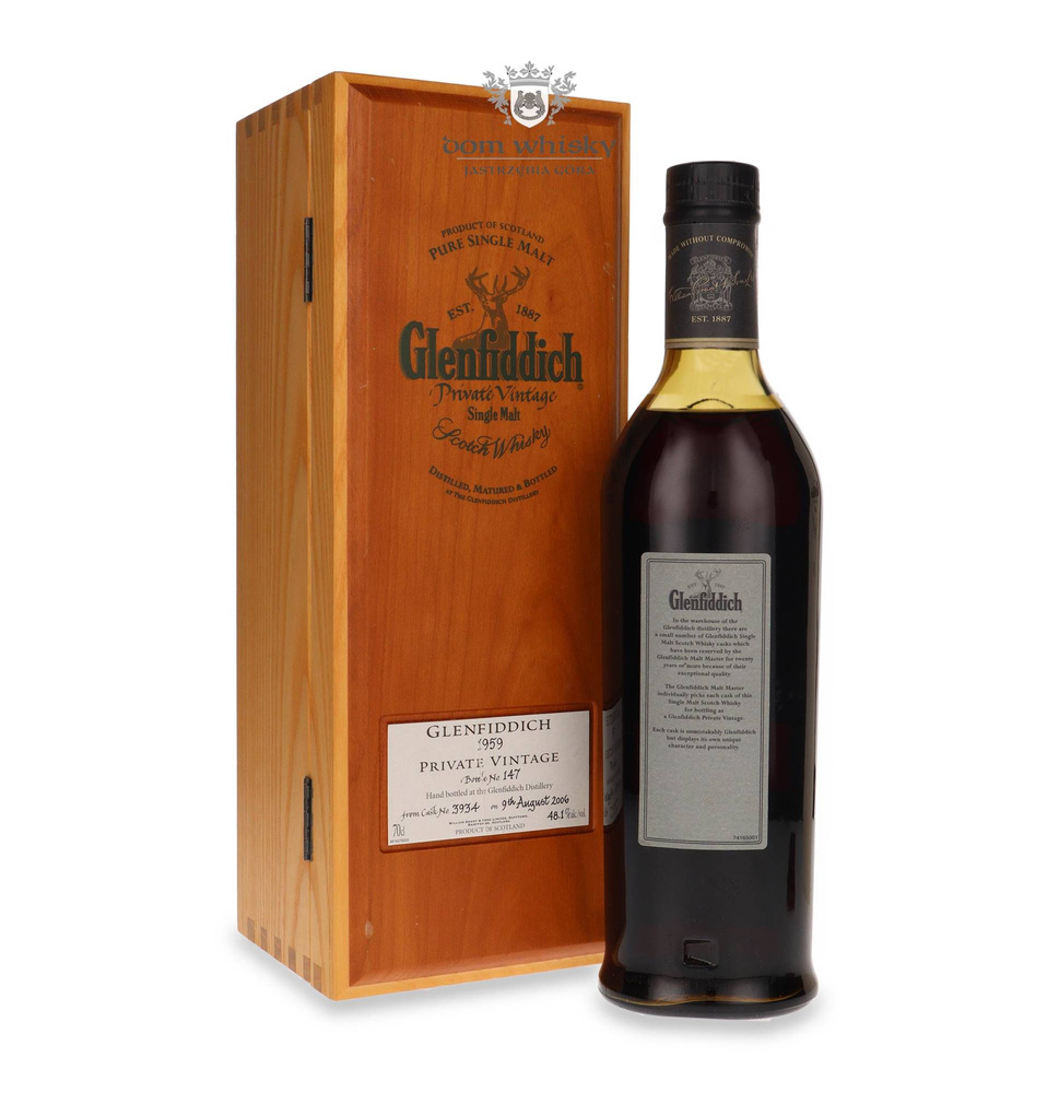 Glenfiddich 1959 Private Vintage (Cask # 3934) / 48.1% / 0.7l