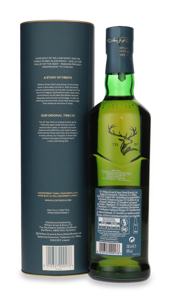 Glenfiddich 12-year-old / 40% / 0.7l