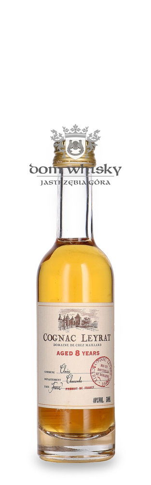 Cognac Leyrat 8-year-old / 40% /Mini/ 0.05l