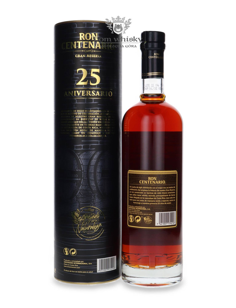 Ron Centenario Gran Reserva 25 Aniversario / 40% / 0,7l