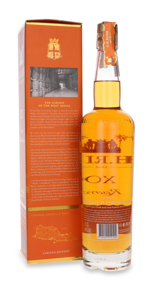 A.H. Riise X.O. Reserve Superior Cask Rum / 40% / 0,7l
