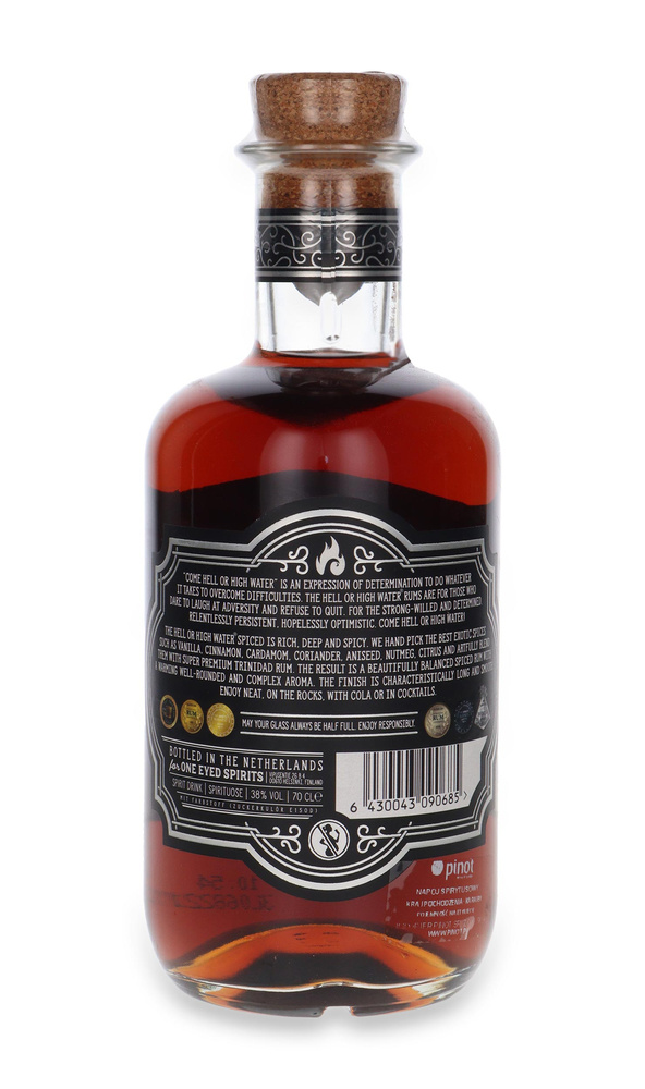 Hell or High Water Spiced Rum / 38% / 0.7l