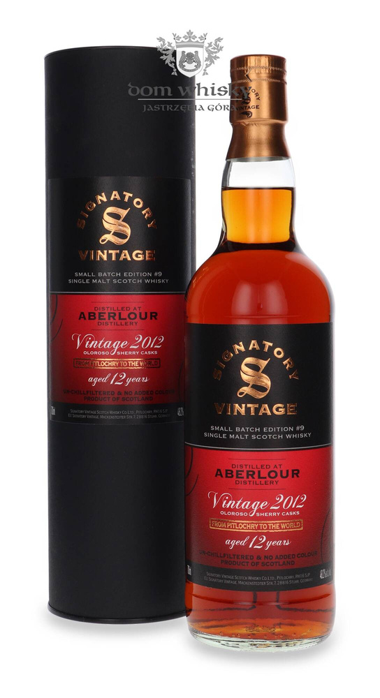 Aberlour 12 Year Old Vintage 2012 Oloroso Sherry Cask Signatory Vintage / 48.2% / 0.7l