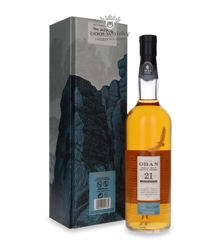 Oban 21-letni (D.1996 B.2018 ) Cask Strength / 57,9%/ 0,7l