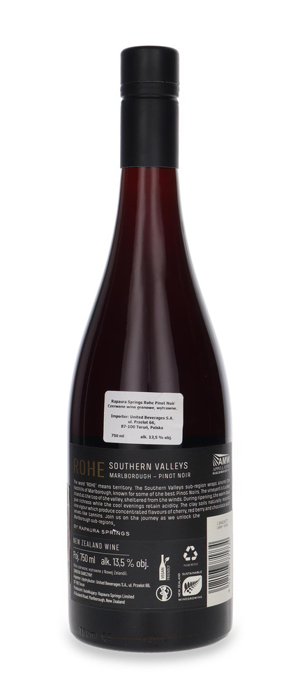 Rapaura Springs Rohe Pinot Noir 2023 / 13,5% / 0,75l