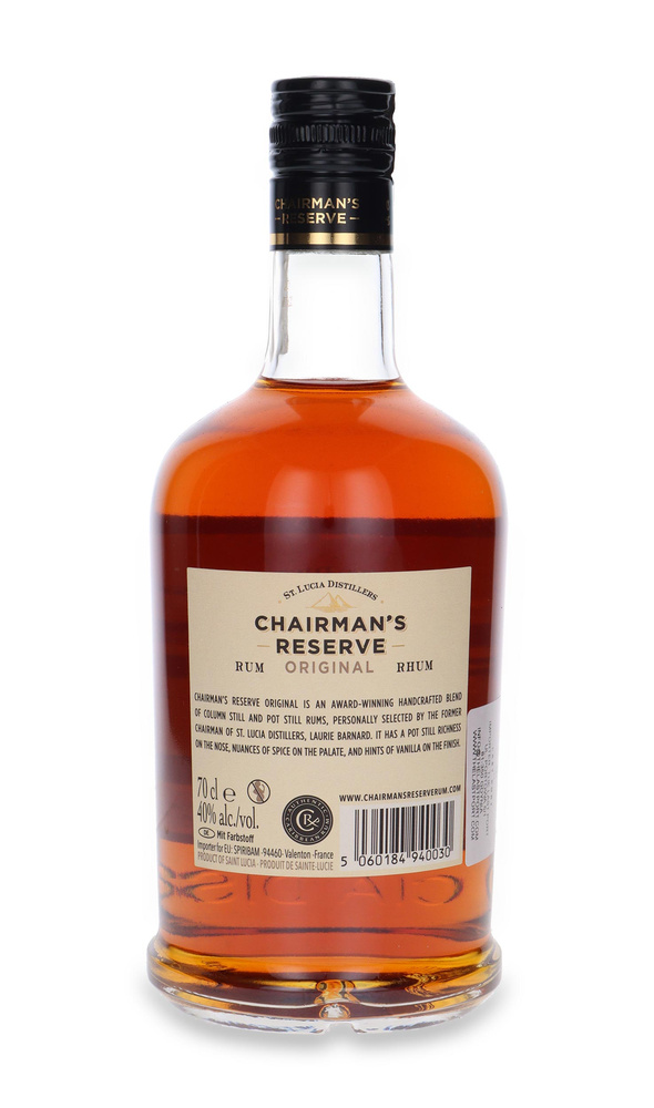 Chairman's Reserve Original Rum / 40% / 0,7l