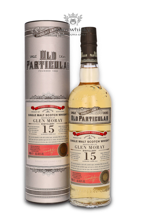 Glen Moray 15-letni (D.2007, B.2022) Douglas Laing’s Old Particular / 48,4%/ 0,7l