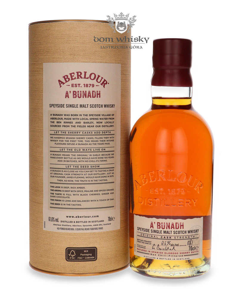 Aberlour A'Bunadh Batch # 81 / 61.6% / 0.7l