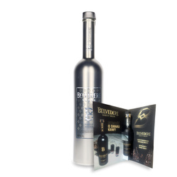 Wódka Belvedere Illuminated Chrome Edition / 40% / 0,7l + miniaturka Belvedere Dirty Brew