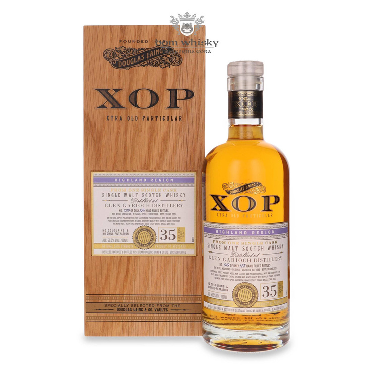 Glen Garioch 35-letni (D.1986, B.2021) Douglas Laing’s XOP / 50,5% / 0,7l