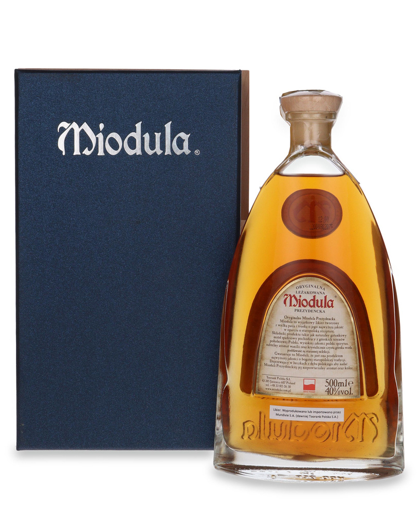 Miodula Prezydencka Leżakowana 2006 Wooden Box / 40% / 0,5l