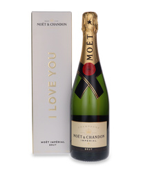 Moet & Chandon Imperial Brut Champagne "I Love You" / 12.5% / 0.75l