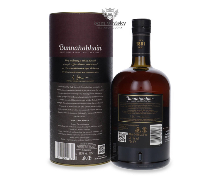 Bunnahabhain 12-letni Cask Strength 2023 Edition / 60,1% / 0,7l