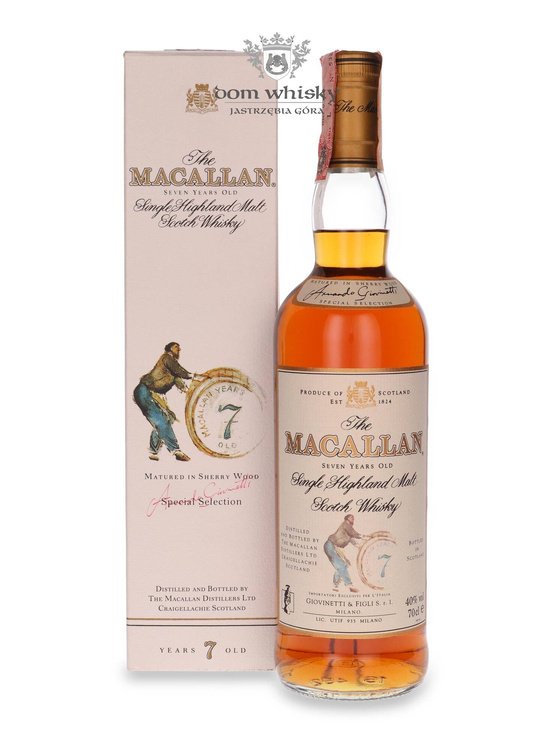 Macallan 7-letni Armando Giovinetti /40%/0,7l