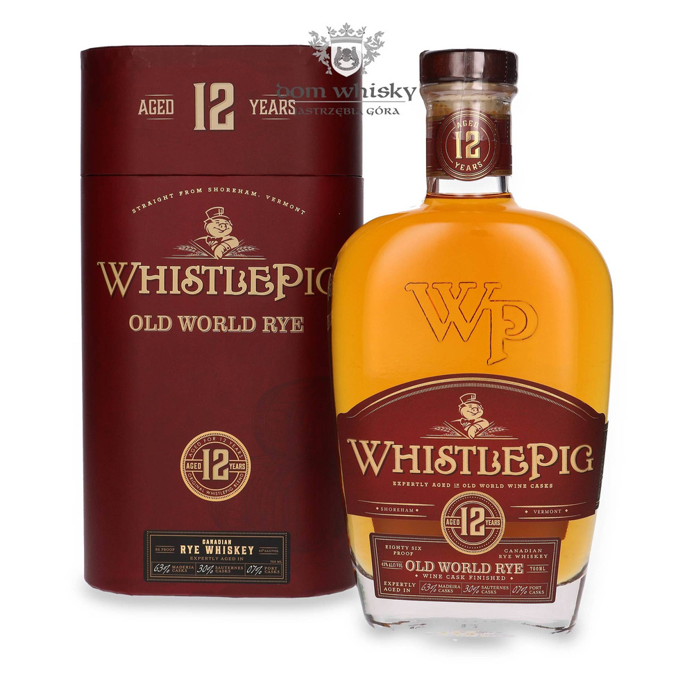 WhistlePig 12-year-old Old World Rye / 43% / 0.7l