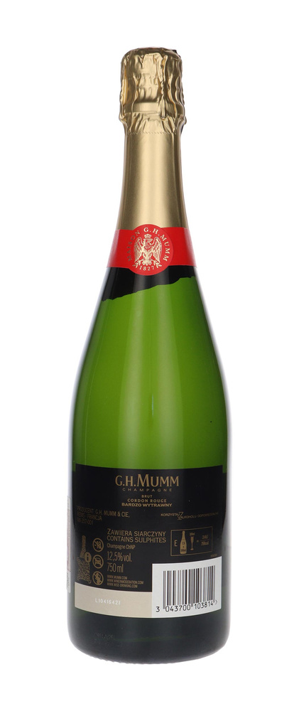 Szampan Mumm Cordon Rouge / 12,5% / 0,75l