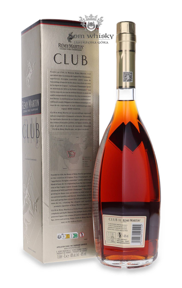 Cognac Rémy Martin Club / 40%/ 1.0l