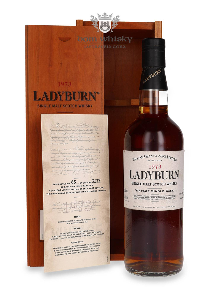 Ladyburn 1973 Vintage Single Cask (Cask 3177) /50.4%/0.7l