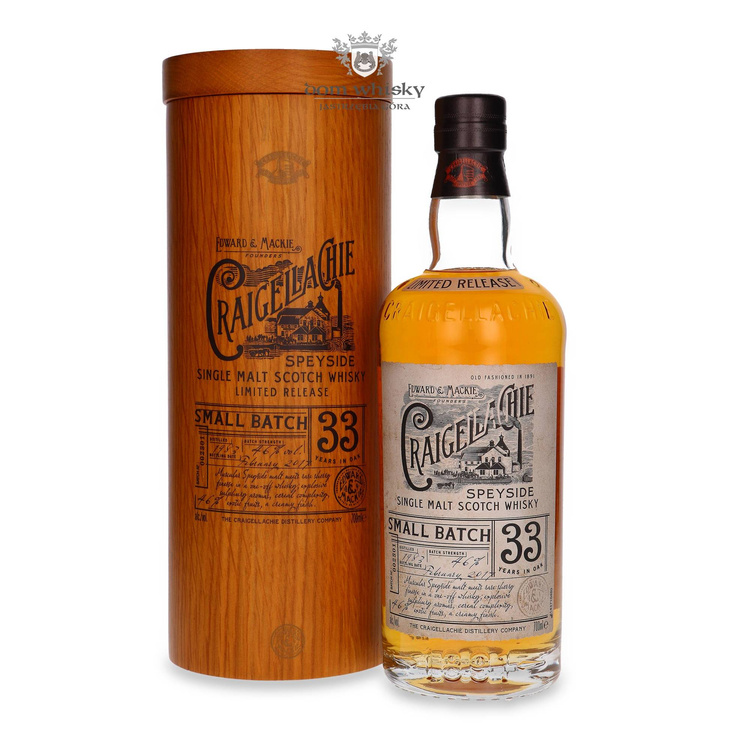 Craigellachie 33-letnia (D.1983, B.2017) Small Batch / 46%/ 0,7l		