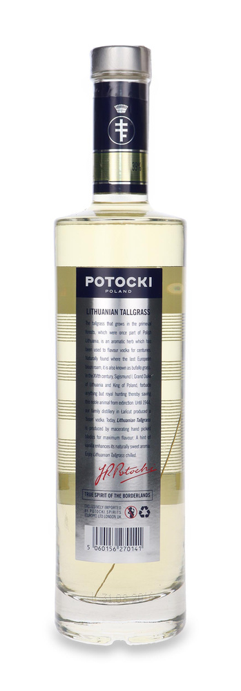 Potocki Lithuanian Tallgrass Vodka / 39% 0.5 L
