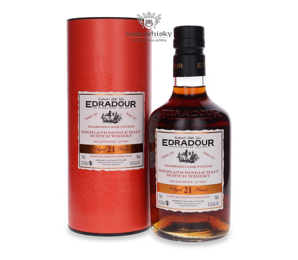 Edradour 21-letni Oloroso Cask Finish D.1995 B.2017 / 56,2% / 0,7l