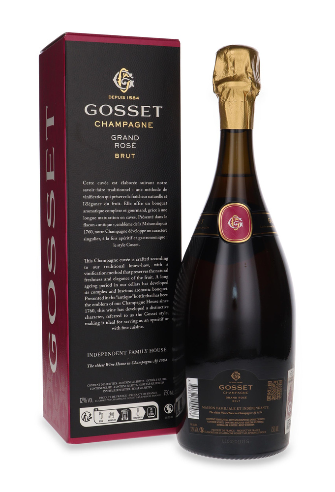 Szampan Gosset Grande Rose Brut / 12%/ 0,75l