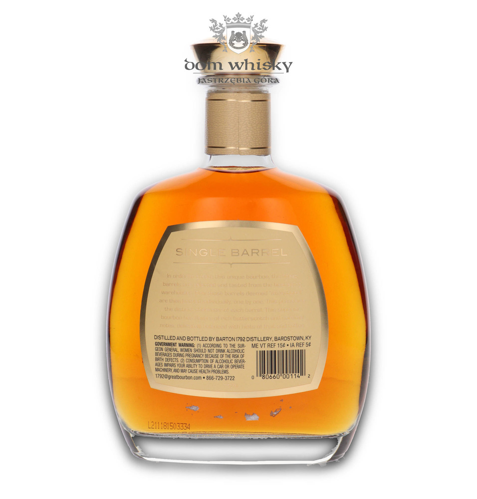 1792 Single Barrel Kentucky Straight Bourbon / 49.3% / 0.75l