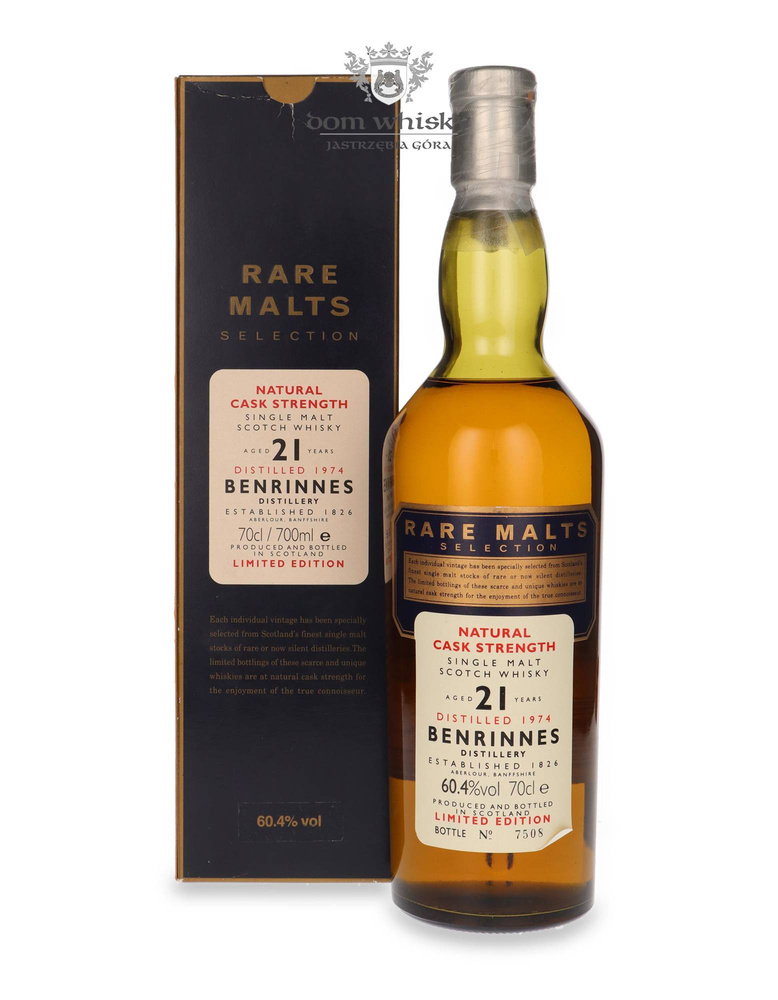 Benrinnes 21-year-old (D.1974) Rare Malts / 60.4% / 0.7l