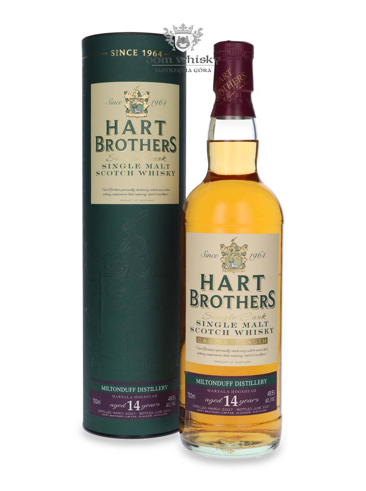 Miltonduff 14-year-old (D.2007, B.2021) Marsala Cask Hart Brothers / 49.5%/ 0.7l