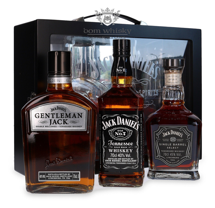 Jack Daniel's Family of Brand’s 3 x 0,7l: 40%,/ 40%, / 45%