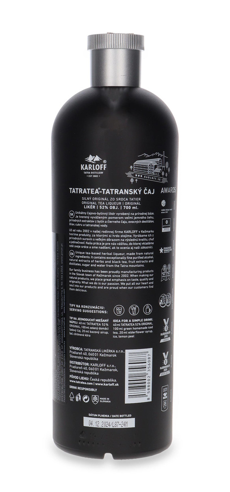 Tatratea Original Tea Liqueur / 52% / 0.7l