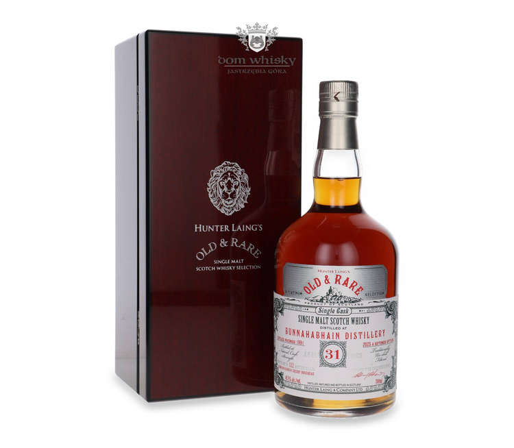 Bunnahabhain 31-letni (D.1991, B.2023) Old & Rare / 45,5%/ 0,7l	