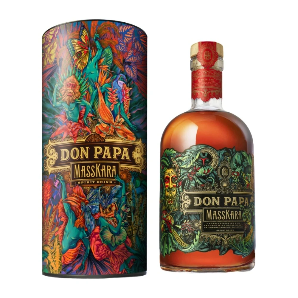 Don Papa Masskara Rum Philipines What's Your Wild /Tuba/ 40% / 0,7l