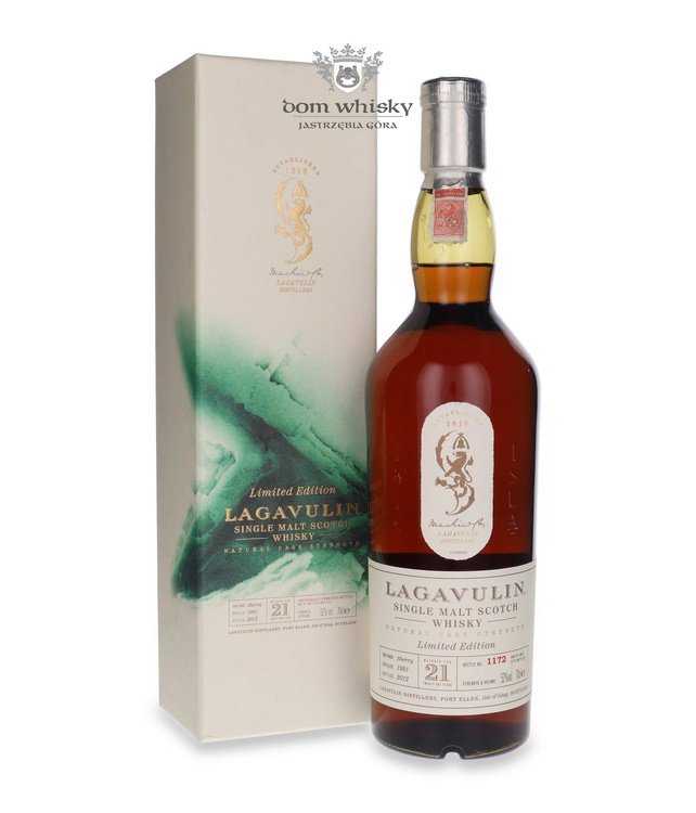 Lagavulin 21-letni (D.1991, B.2012) / 52%/ 0,7l