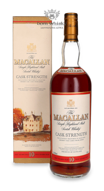 Macallan 10-letni Cask Strength / 58,8% / 1,0l