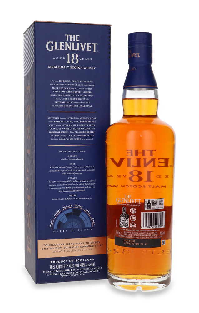 The Glenlivet 18-year-old Batch Reserve / 40% / 0.7l