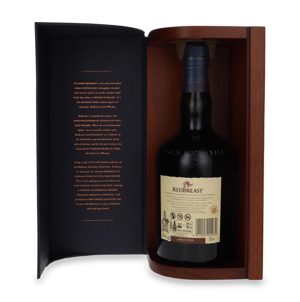 Redbreast 21-letni Single Pot Still / 46% / 0,7l