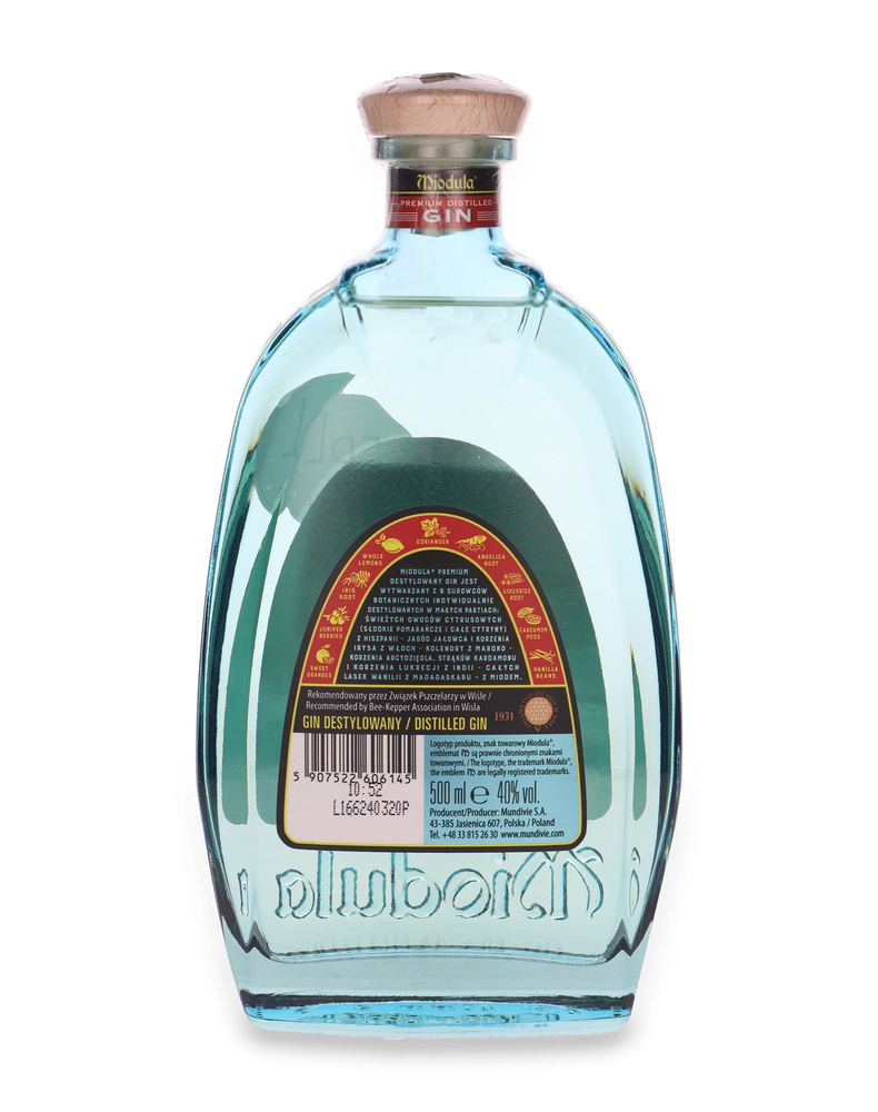 Miodula Premium Distilled Gin / 40% / 0.5l