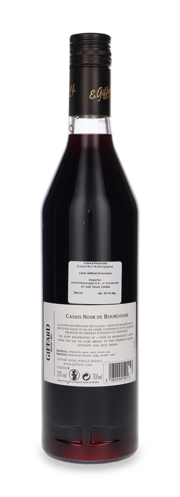 Giffard Cassis Noir de Bourgogne (Premium) bar liqueur /20%/0.7l