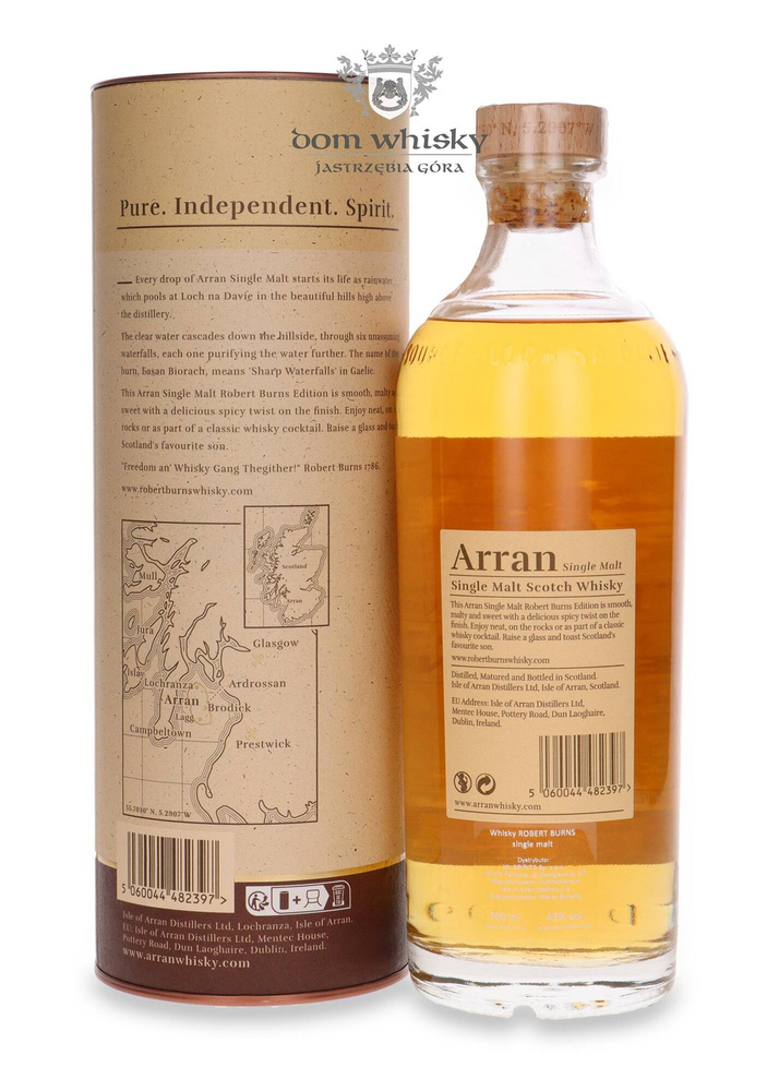 Arran Robert Burns Single Malt / 43% / 0,7l