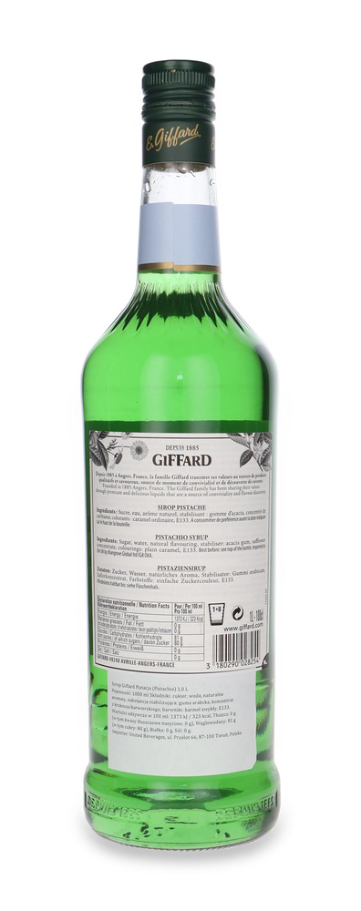 Giffard Pistachio bar syrup / 1l