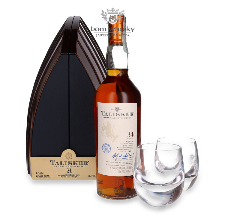 Talisker 34-letni (D.1975, B.2010) Single Cask / 45,1%/ 0,7l