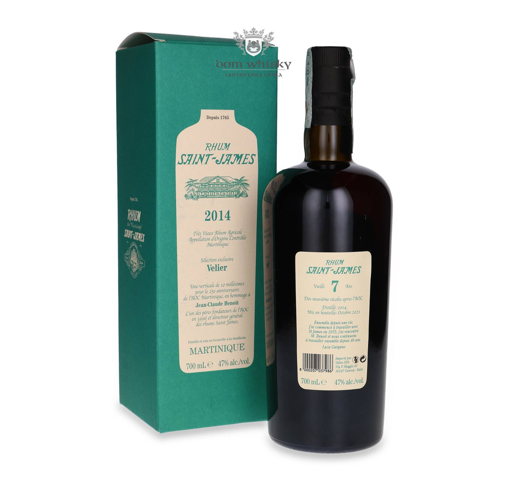 Rhum Saint James 2014 Tres Vieux Agricole Rum / 47% / 0.7l